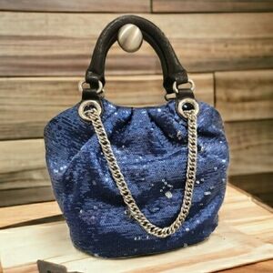 orYANY Blue Sequin Bag